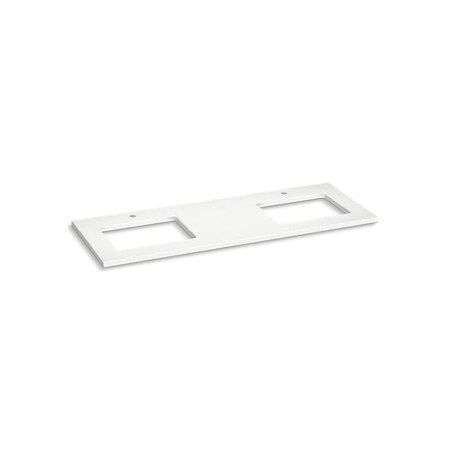 Kohler Quartz 61 Top W/ 2 Rect Um Cutout Ws 28255-MMW